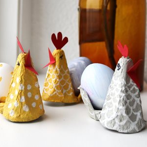 DIY påskehøner 🐣