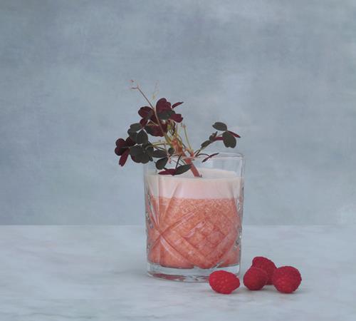 Protein smoothie med hindbær