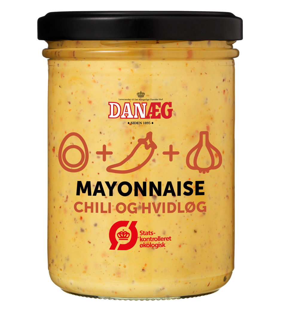 ØKO MAYONNAISE MED HVIDLØG OG CHILI