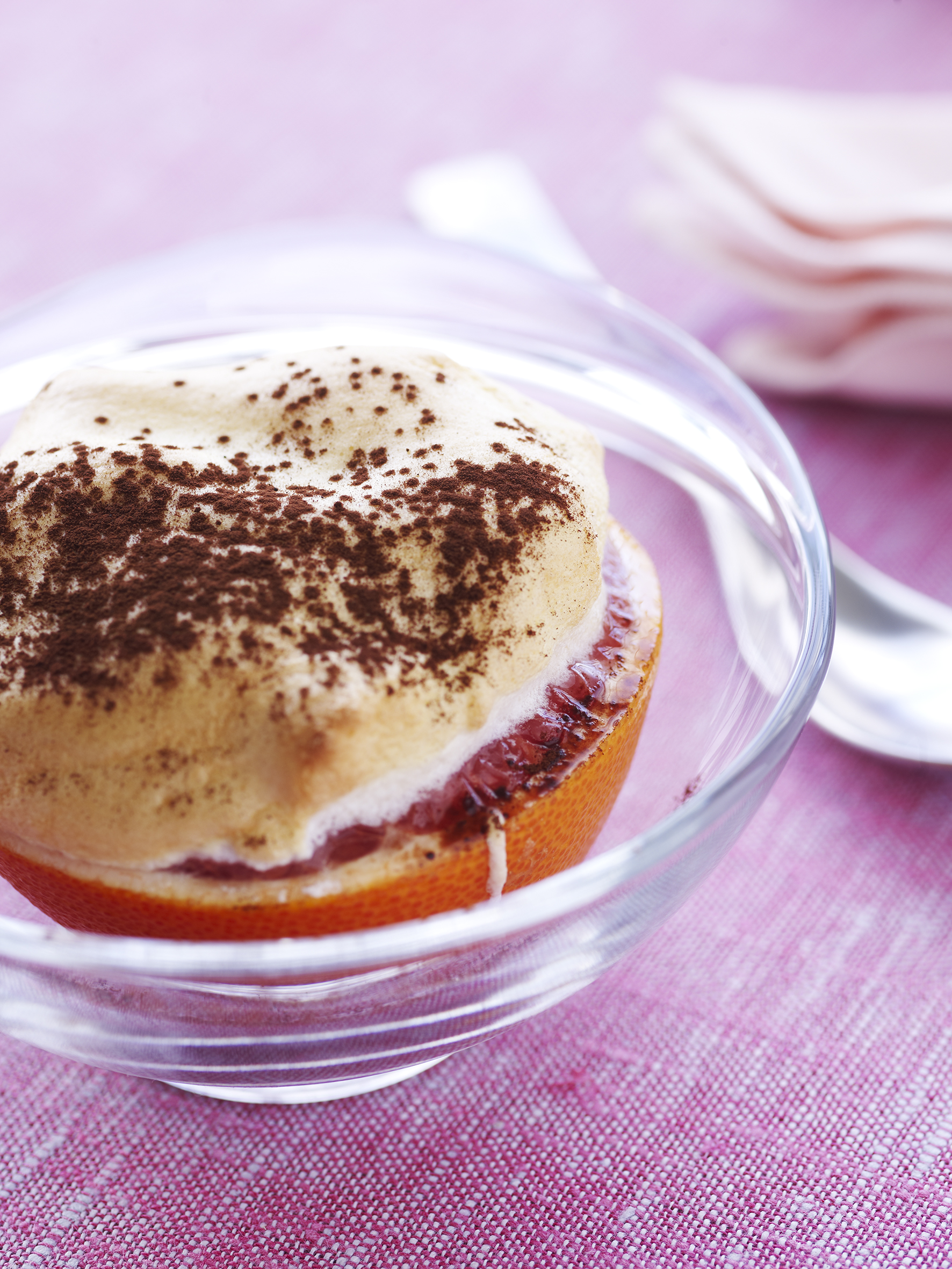 Gratineret grapefrugt