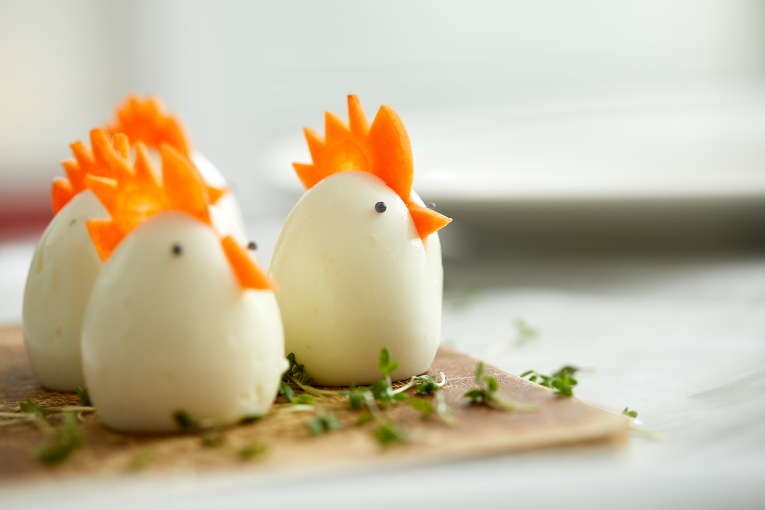 Søde kyllinger af æg