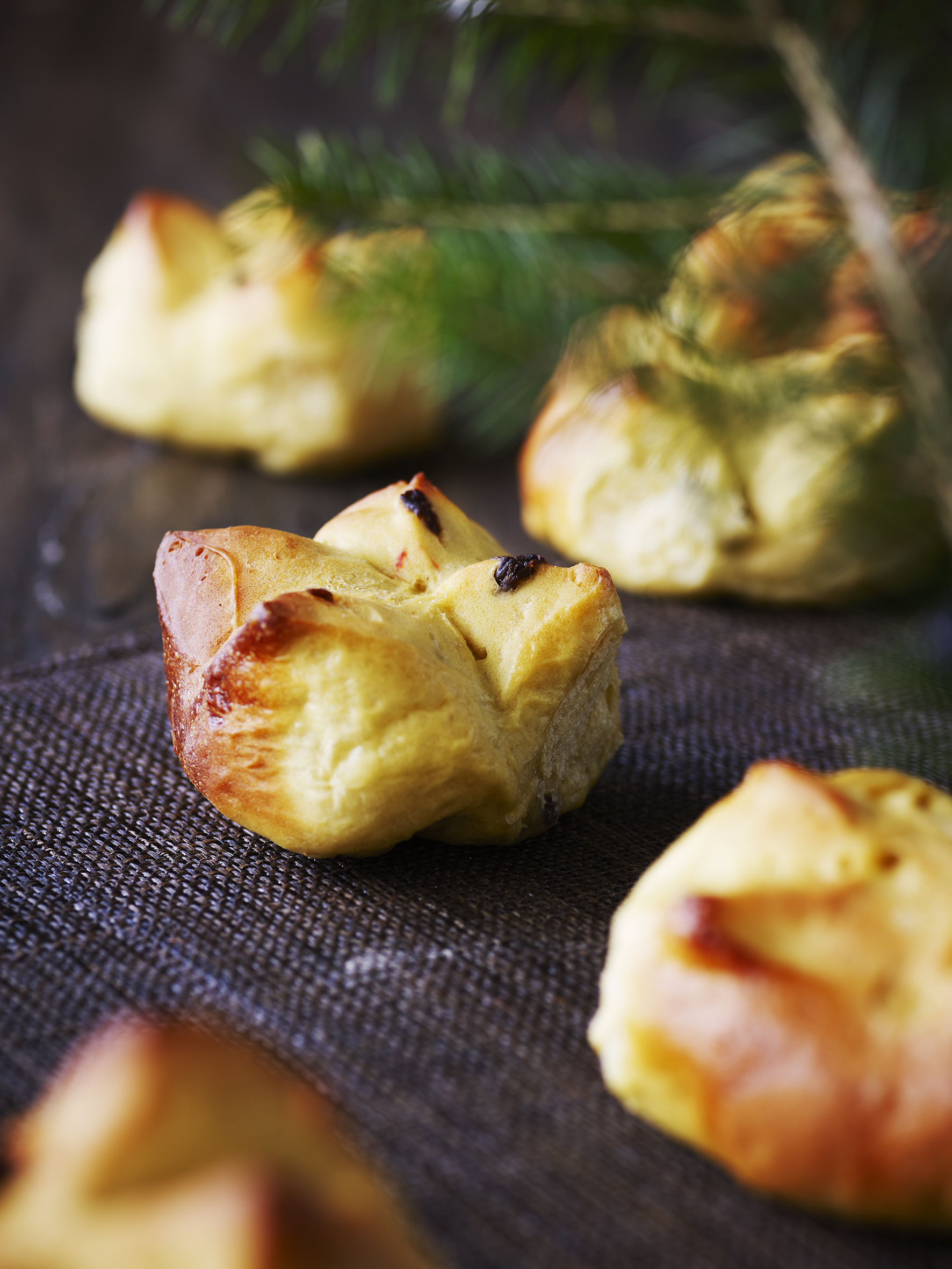 Luciaboller med safran