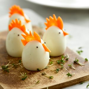 Søde kyllinger af æg 