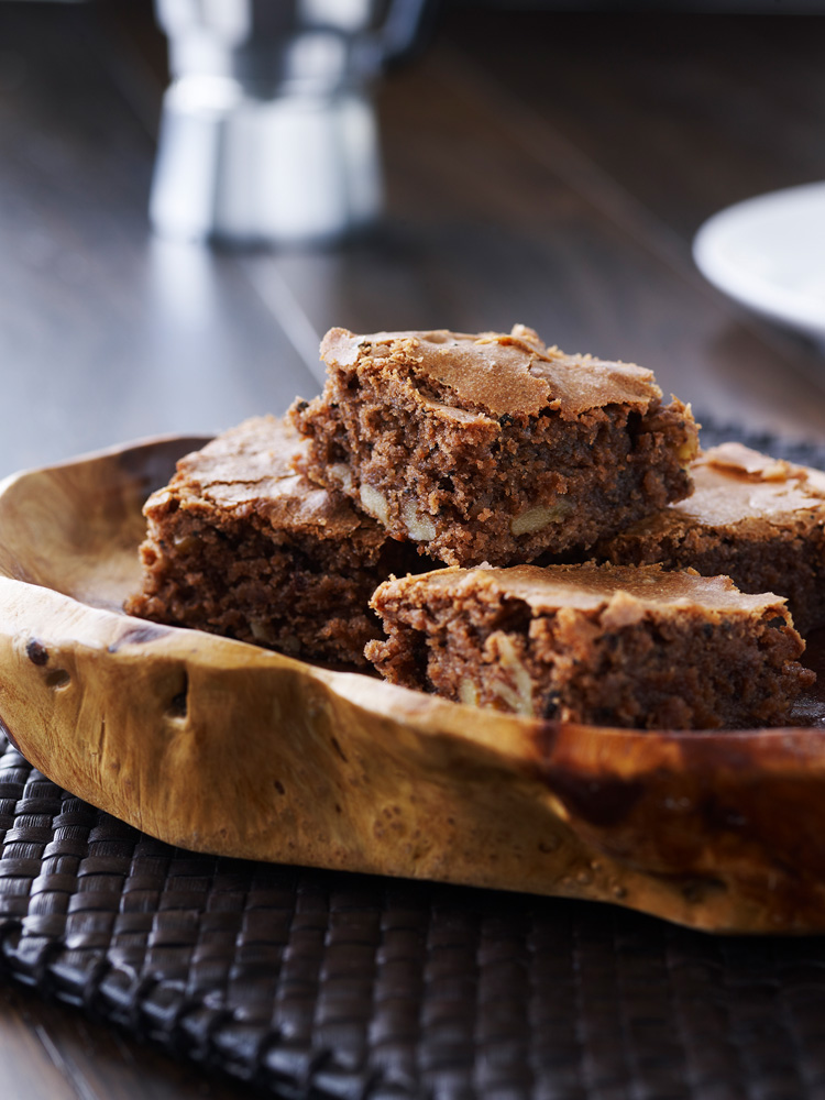 Brownies med portvin og lakrids